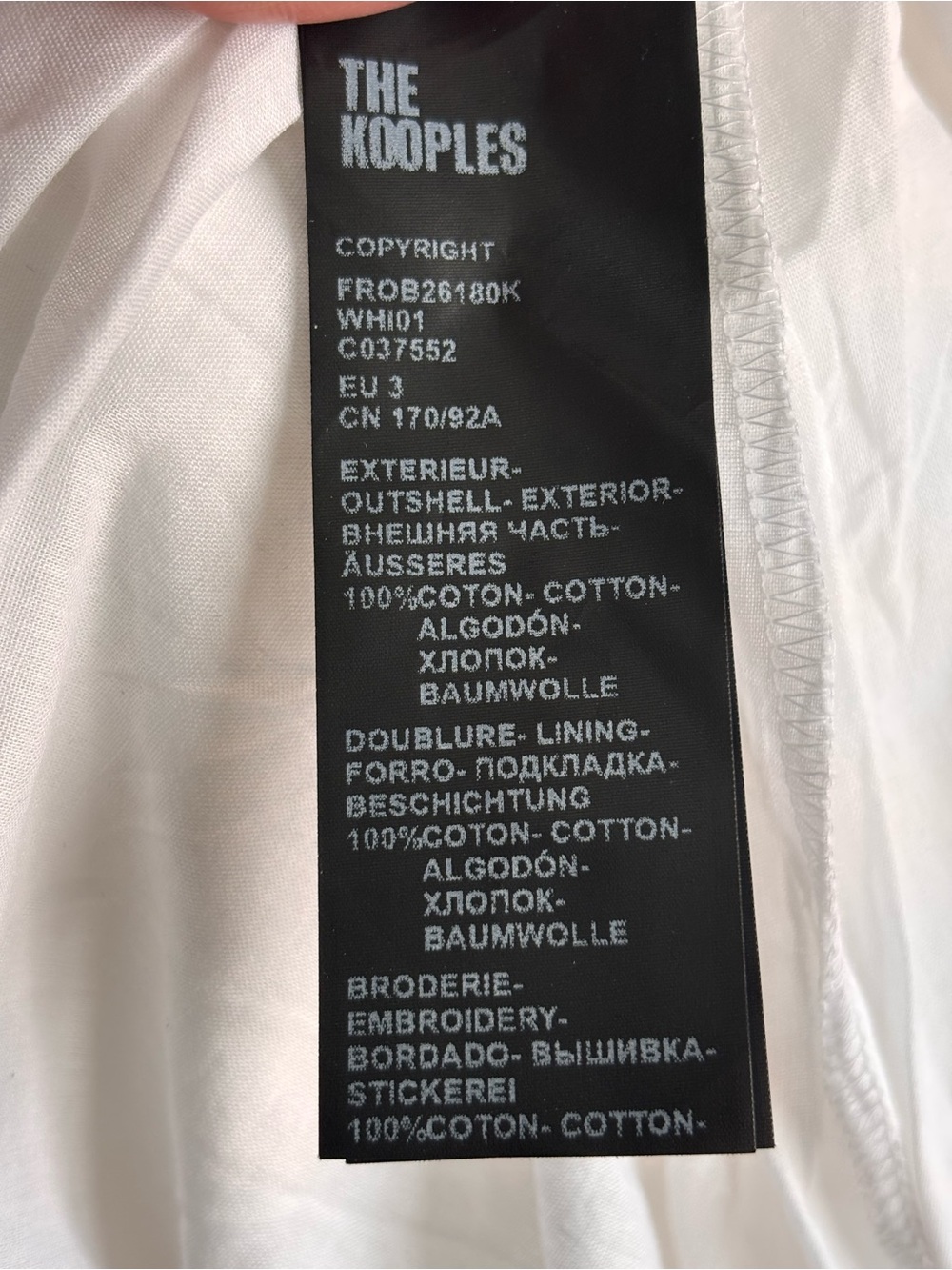 THE KOOPLES White Broderie Anglaise Maxi Dress NWT French 3 MSRP $495 - Picture 15 of 17
